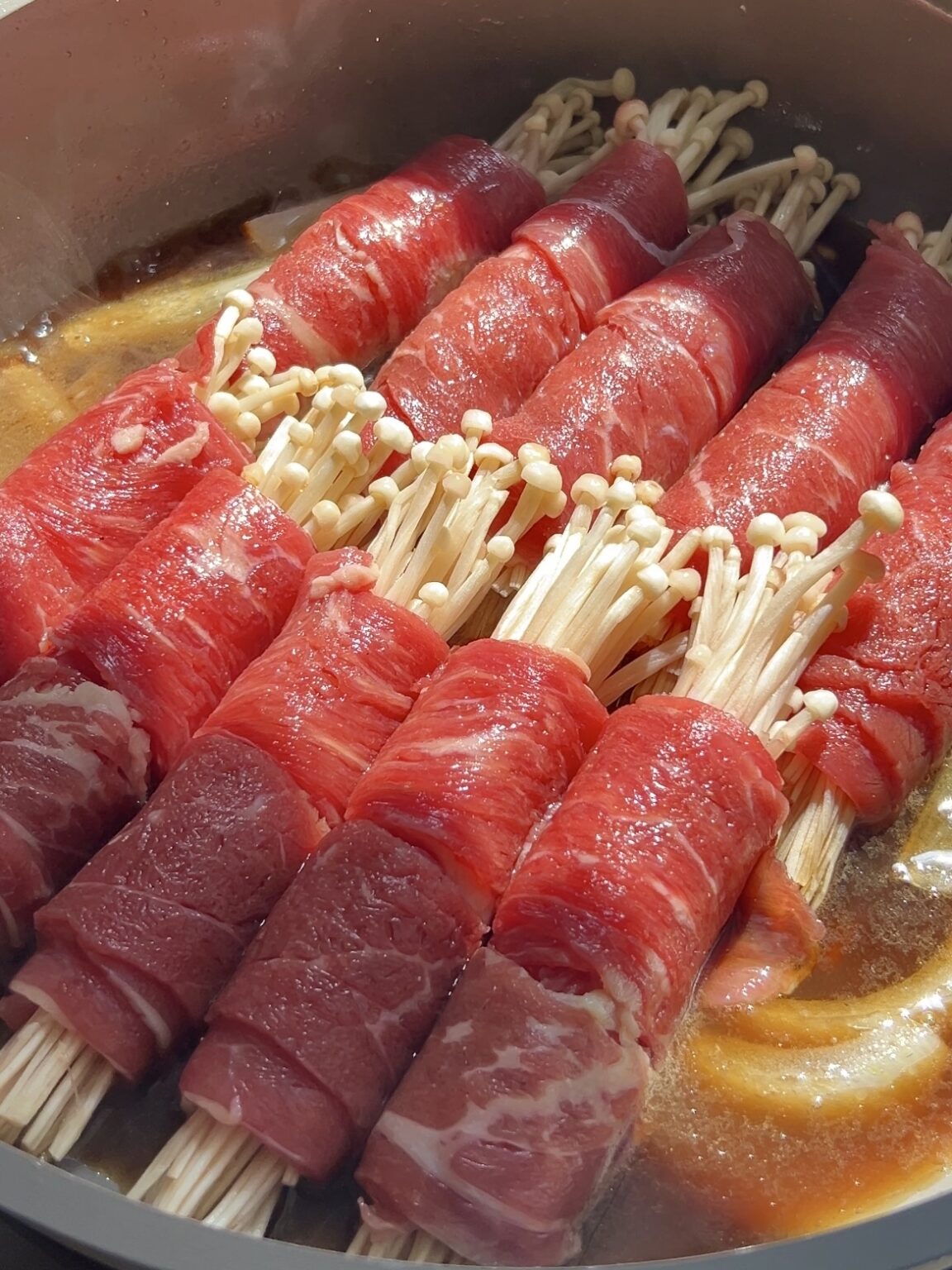 Enoki Beef Rolls